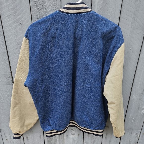 New Vintage Red Kap Made In Usa Inner Quilting Denim Bomber Jacket - Picture 2 of 7